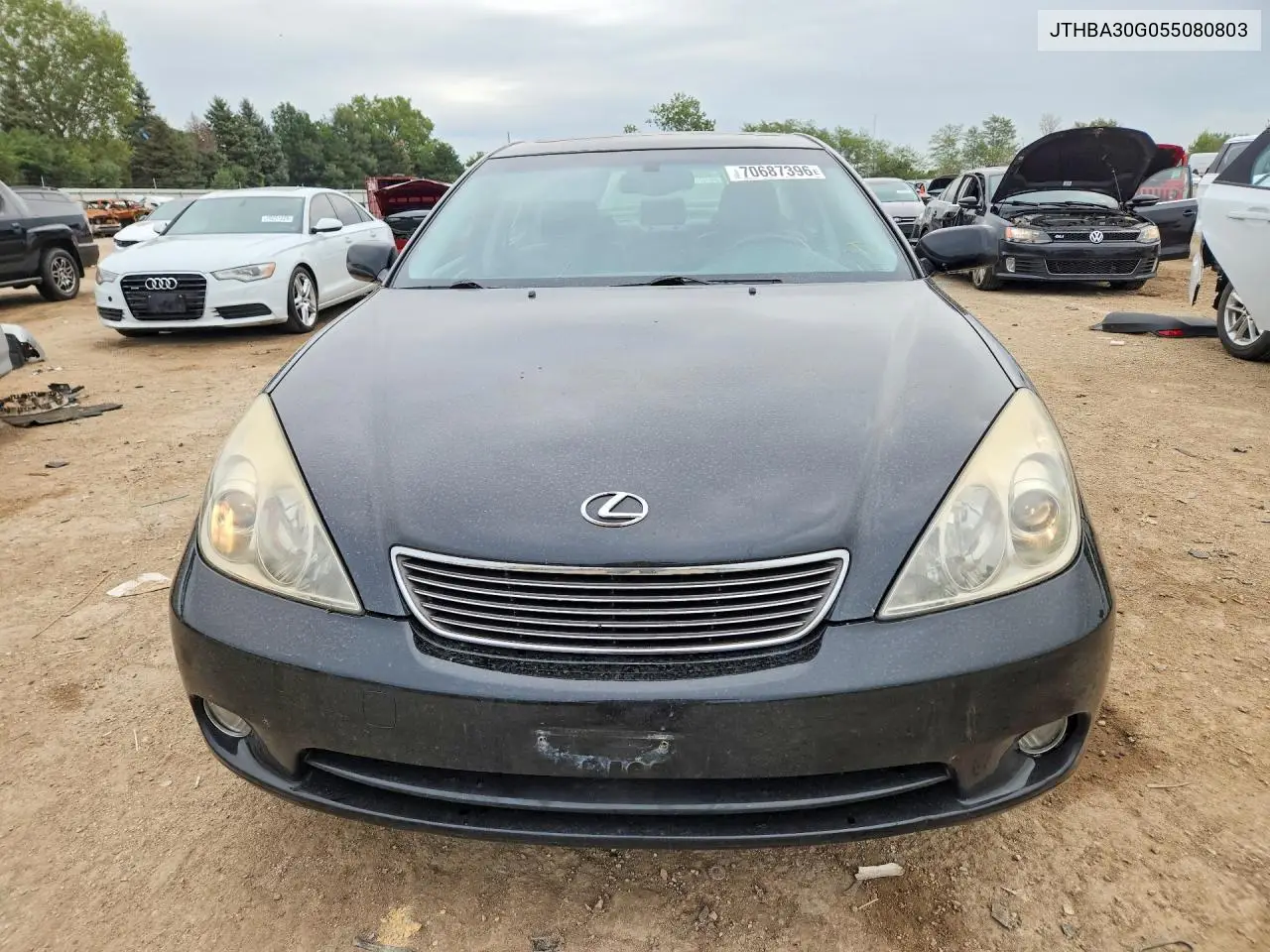 2005 LEXUS ES VIN JTHBA30G055080803 — фото 5