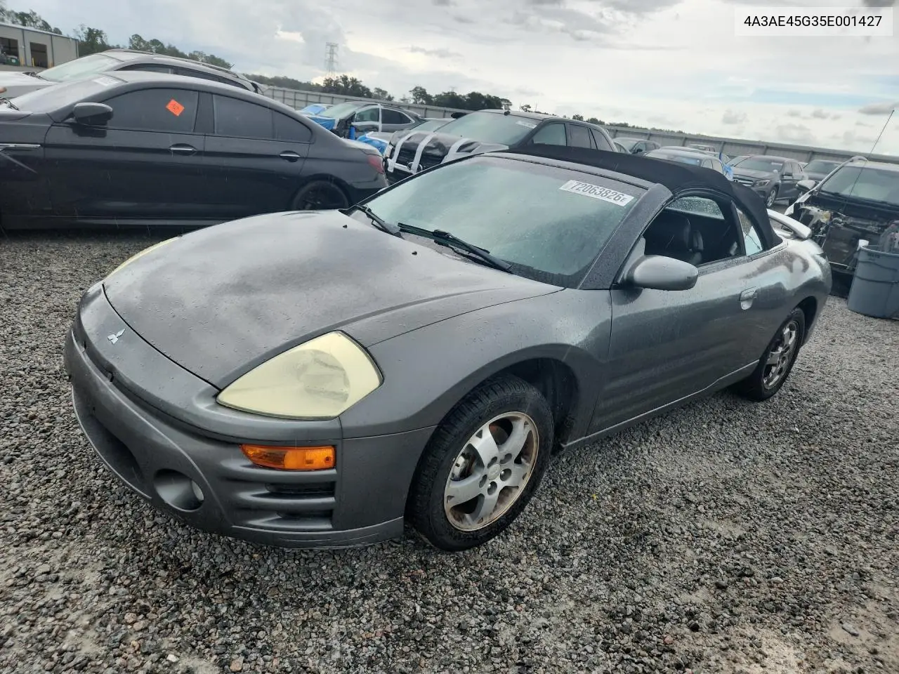 MITSUBISHI ECLIPSE 2005, VIN 4A3AE45G35E001427