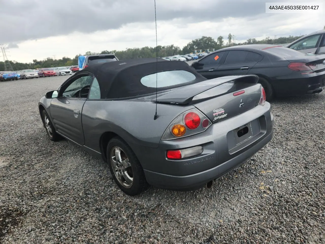 2005 MITSUBISHI ECLIPSE VIN 4A3AE45G35E001427 — фото 2