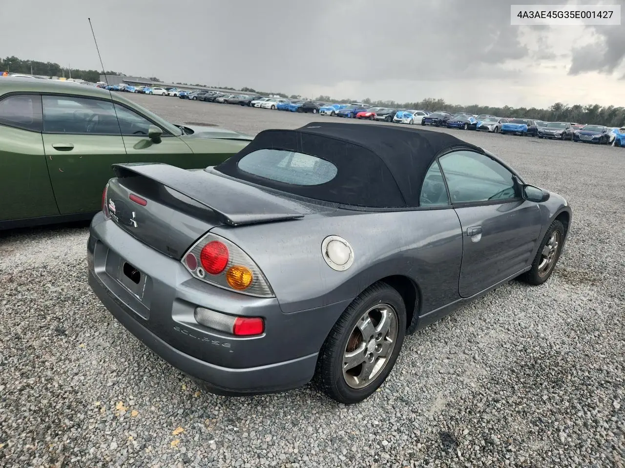 2005 MITSUBISHI ECLIPSE VIN 4A3AE45G35E001427 — фото 3