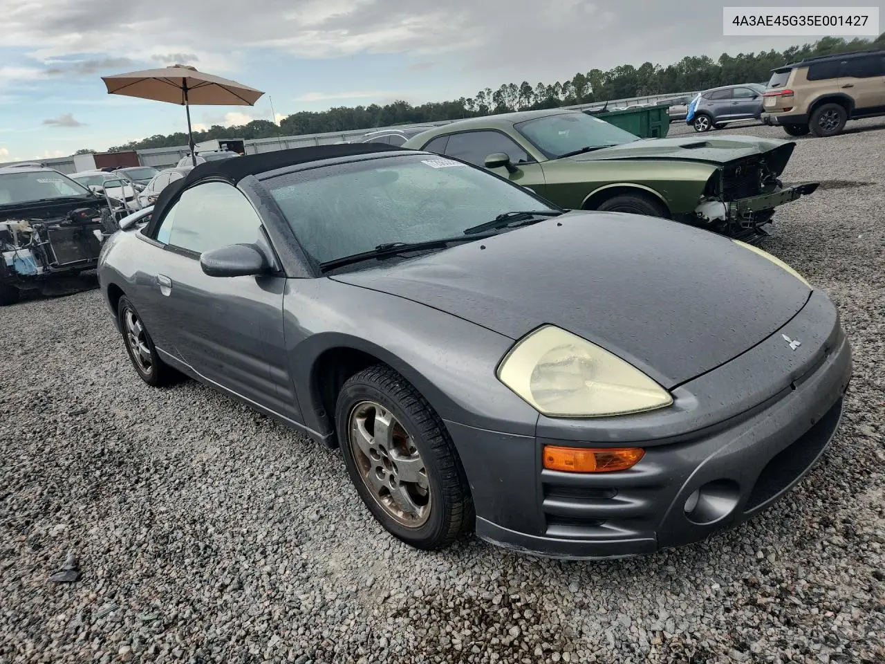2005 MITSUBISHI ECLIPSE VIN 4A3AE45G35E001427 — фото 4