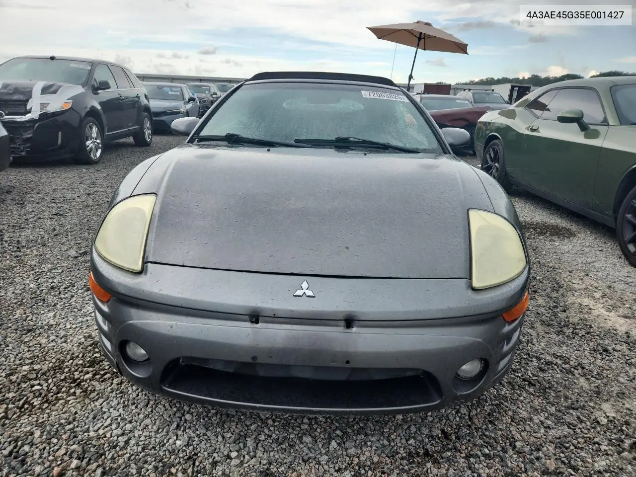 2005 MITSUBISHI ECLIPSE VIN 4A3AE45G35E001427 — фото 5