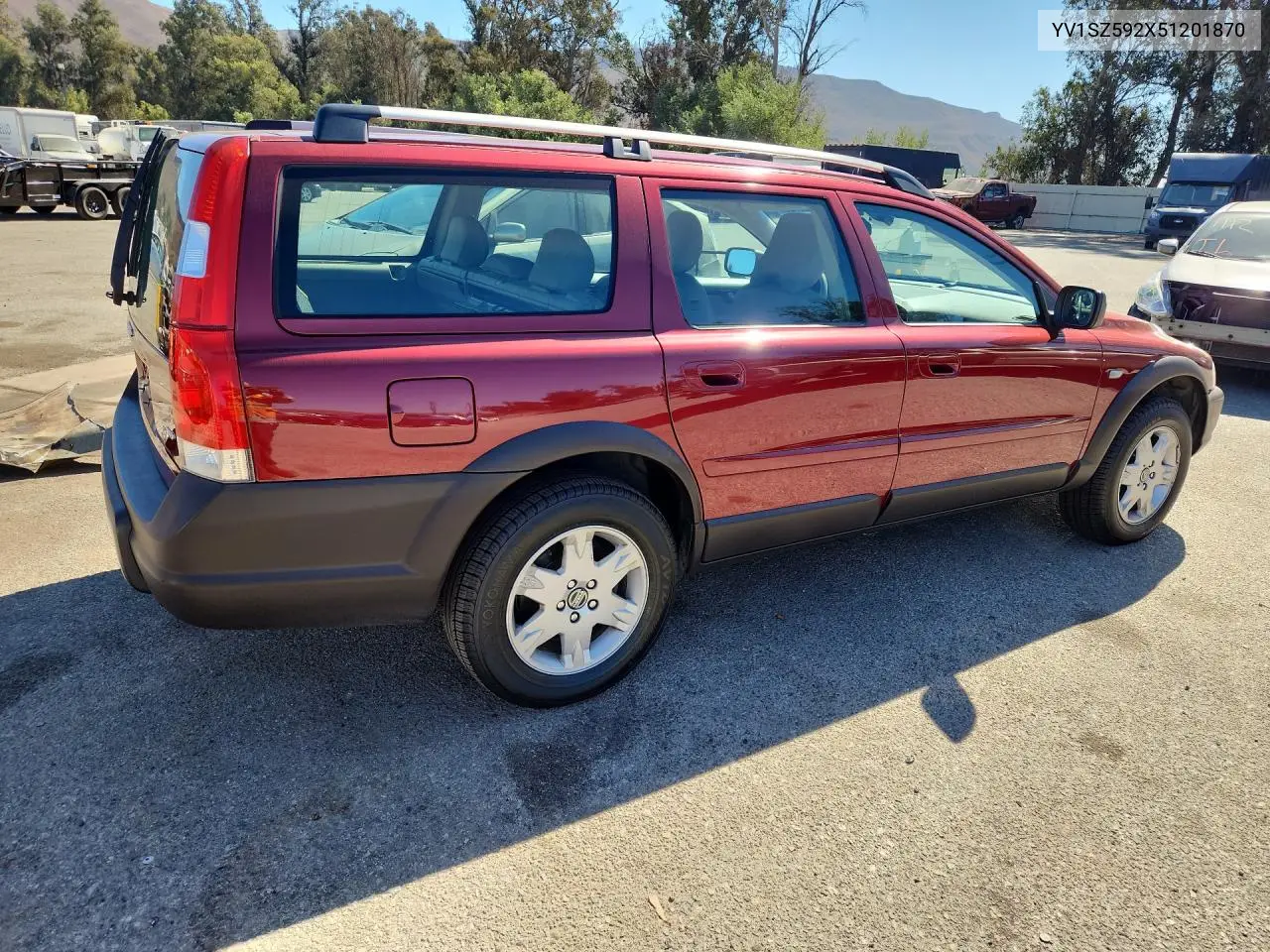 2005 VOLVO XC70 VIN YV1SZ592X51201870 — фото 3