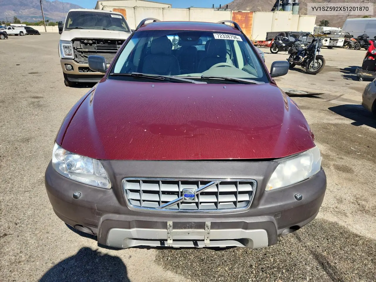 2005 VOLVO XC70 VIN YV1SZ592X51201870 — фото 5