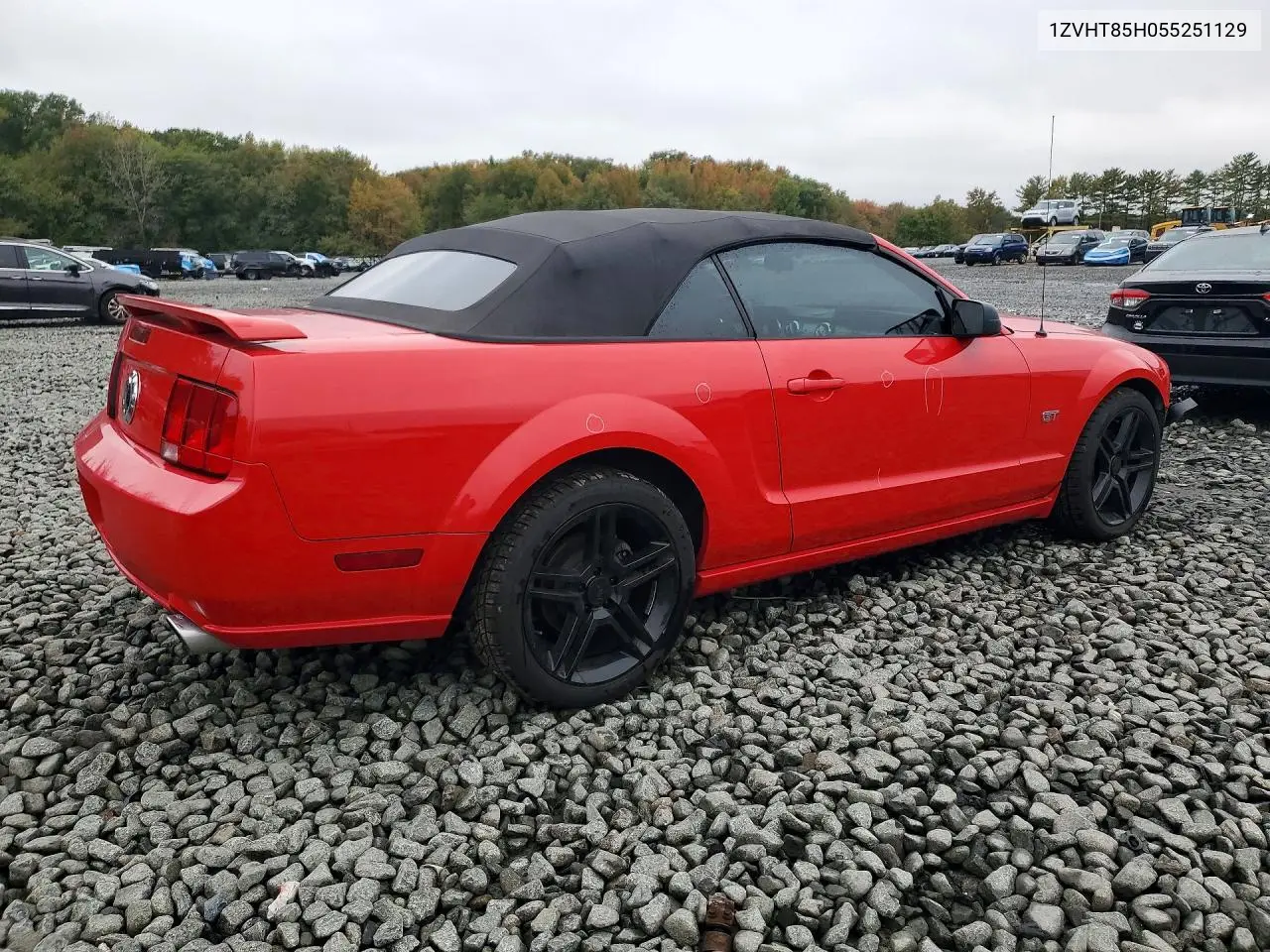 2005 FORD MUSTANG VIN 1ZVHT85H055251129 — фото 3