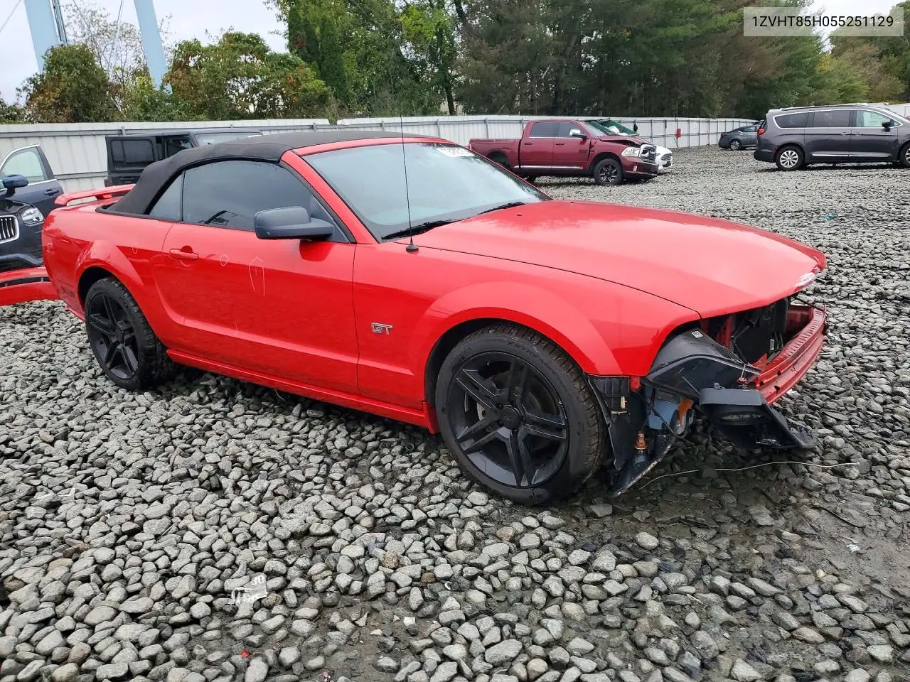 2005 FORD MUSTANG VIN 1ZVHT85H055251129 — фото 4