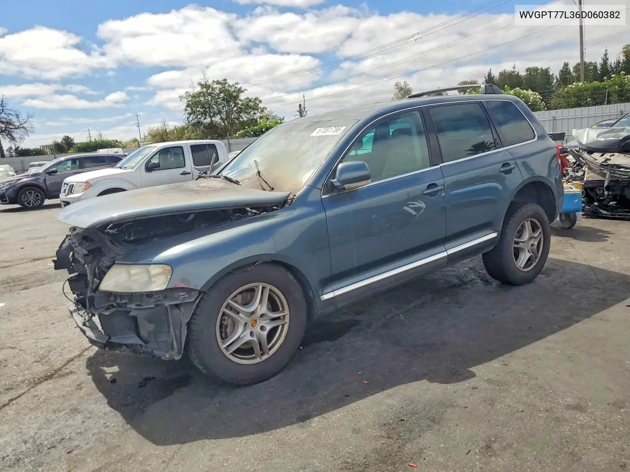 VOLKSWAGEN TOUAREG 2006, VIN WVGPT77L36D060382