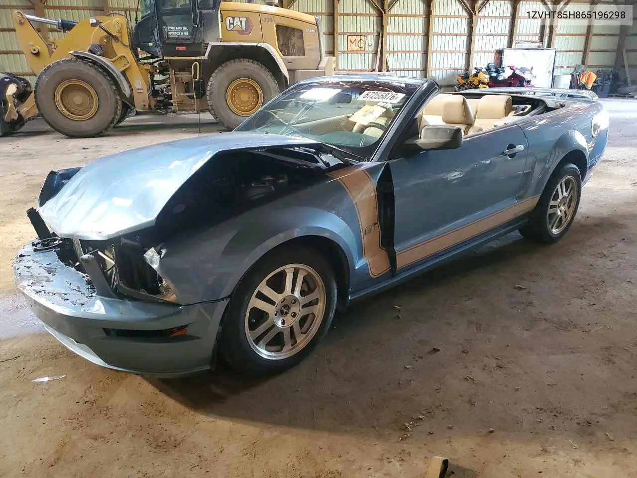 FORD MUSTANG 2006, VIN 1ZVHT85H865196298