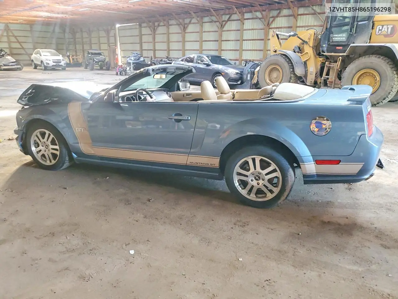 2006 FORD MUSTANG VIN 1ZVHT85H865196298 — фото 2