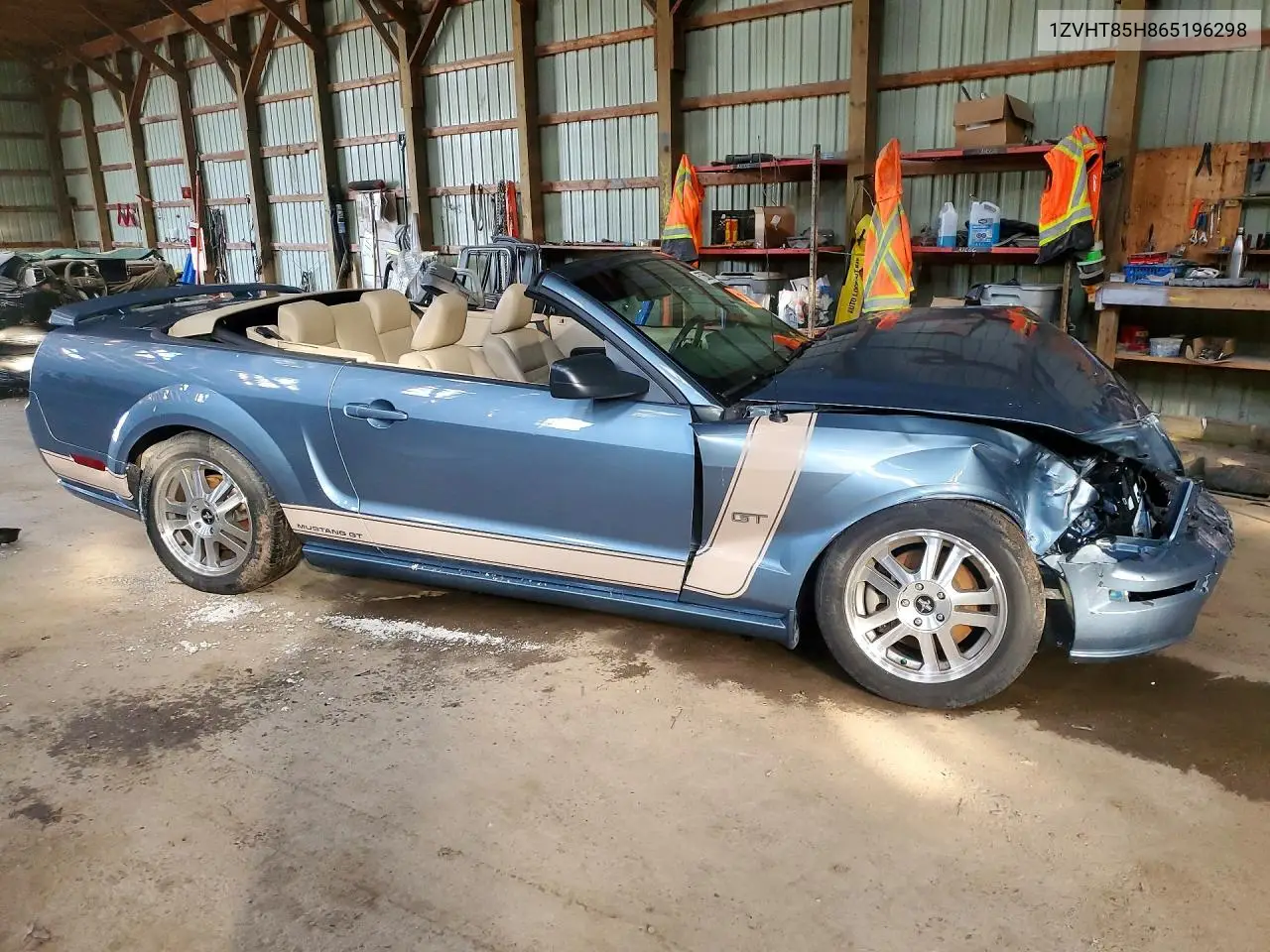 2006 FORD MUSTANG VIN 1ZVHT85H865196298 — фото 4