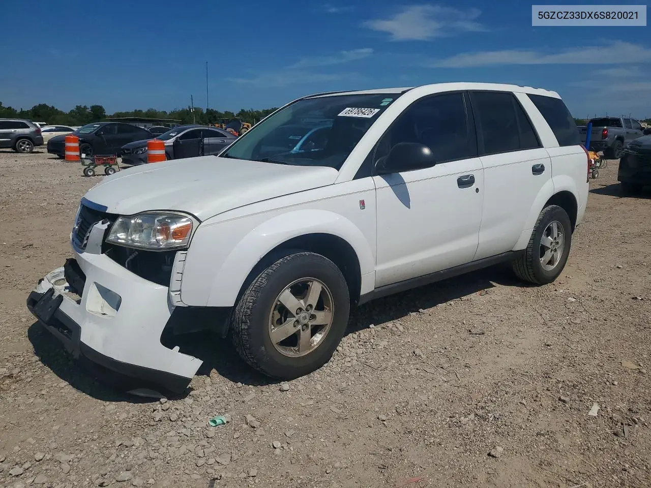 SATURN VUE 2006, VIN 5GZCZ33DX6S820021