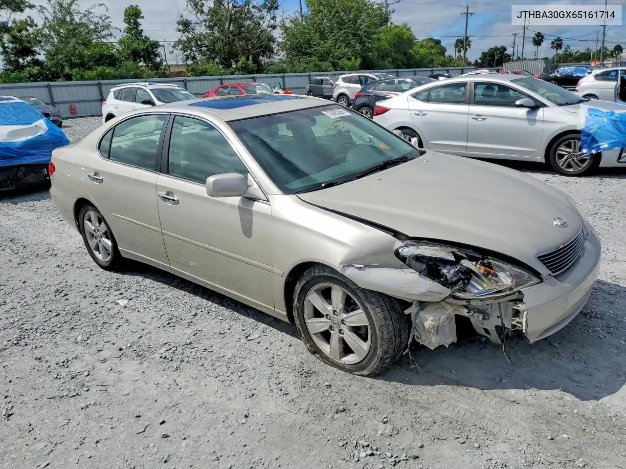 2006 LEXUS ES VIN JTHBA30GX65161714 — фото 4