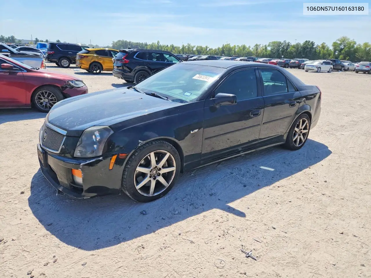 CADILLAC CTS-V 2006, VIN 1G6DN57U160163180