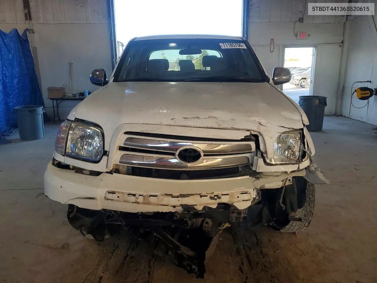 2006 TOYOTA TUNDRA VIN 5TBDT44136S520615 — фото 5
