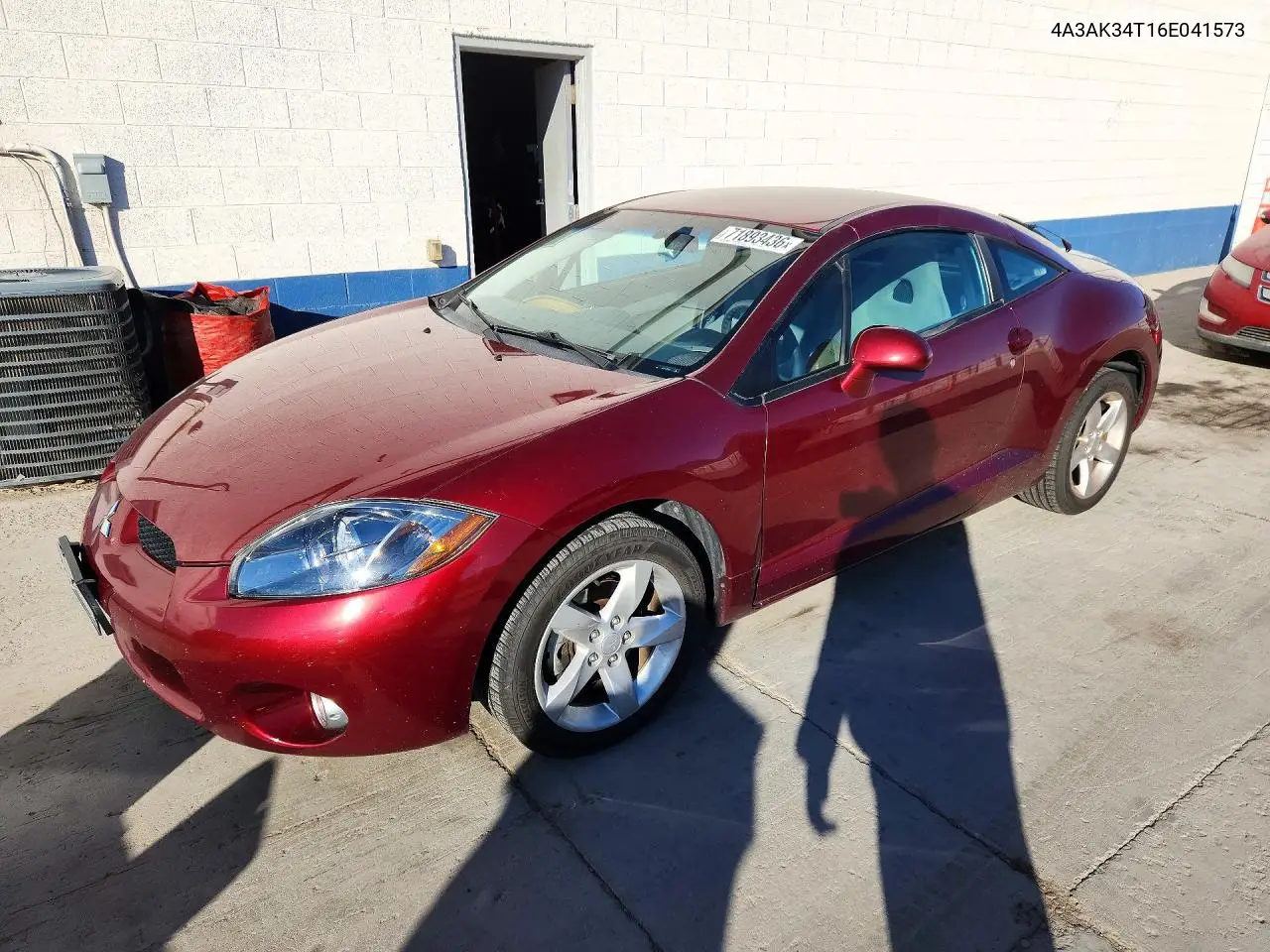 MITSUBISHI ECLIPSE 2006, VIN 4A3AK34T16E041573