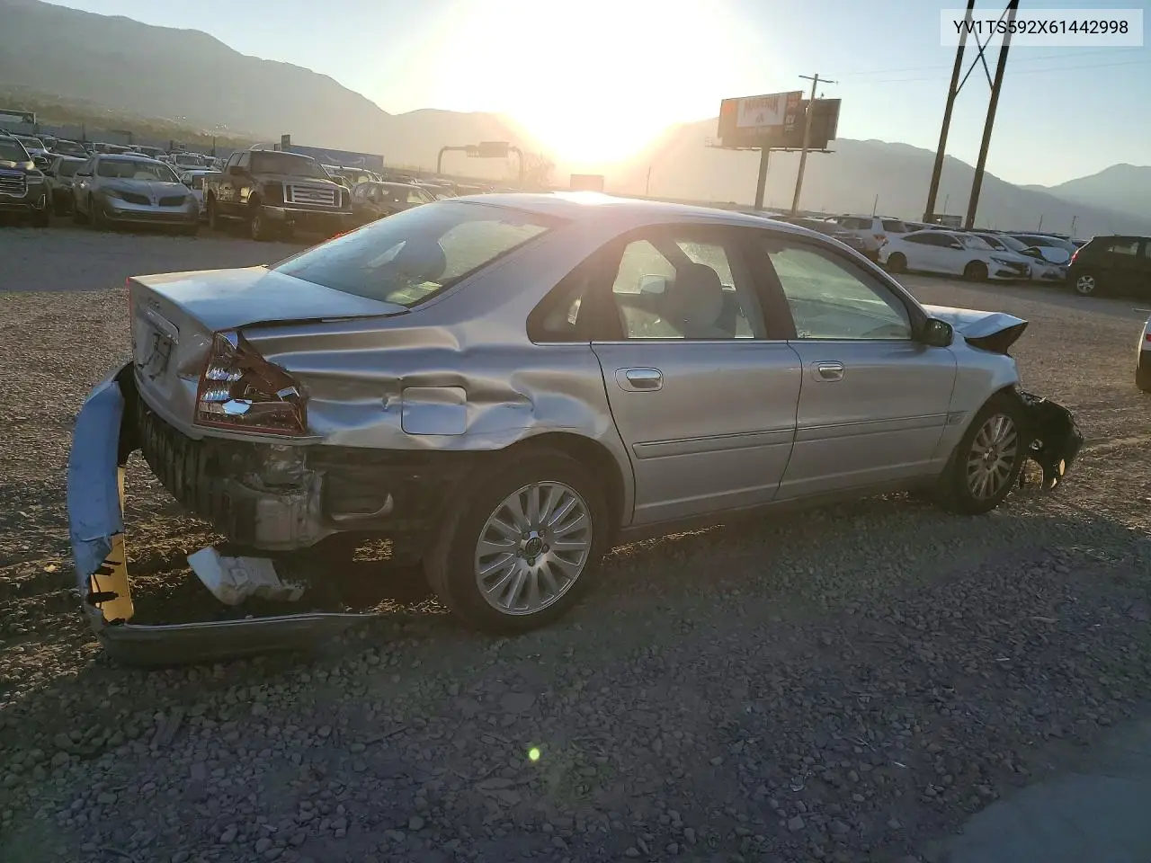 2006 VOLVO S80 VIN YV1TS592X61442998 — фото 3