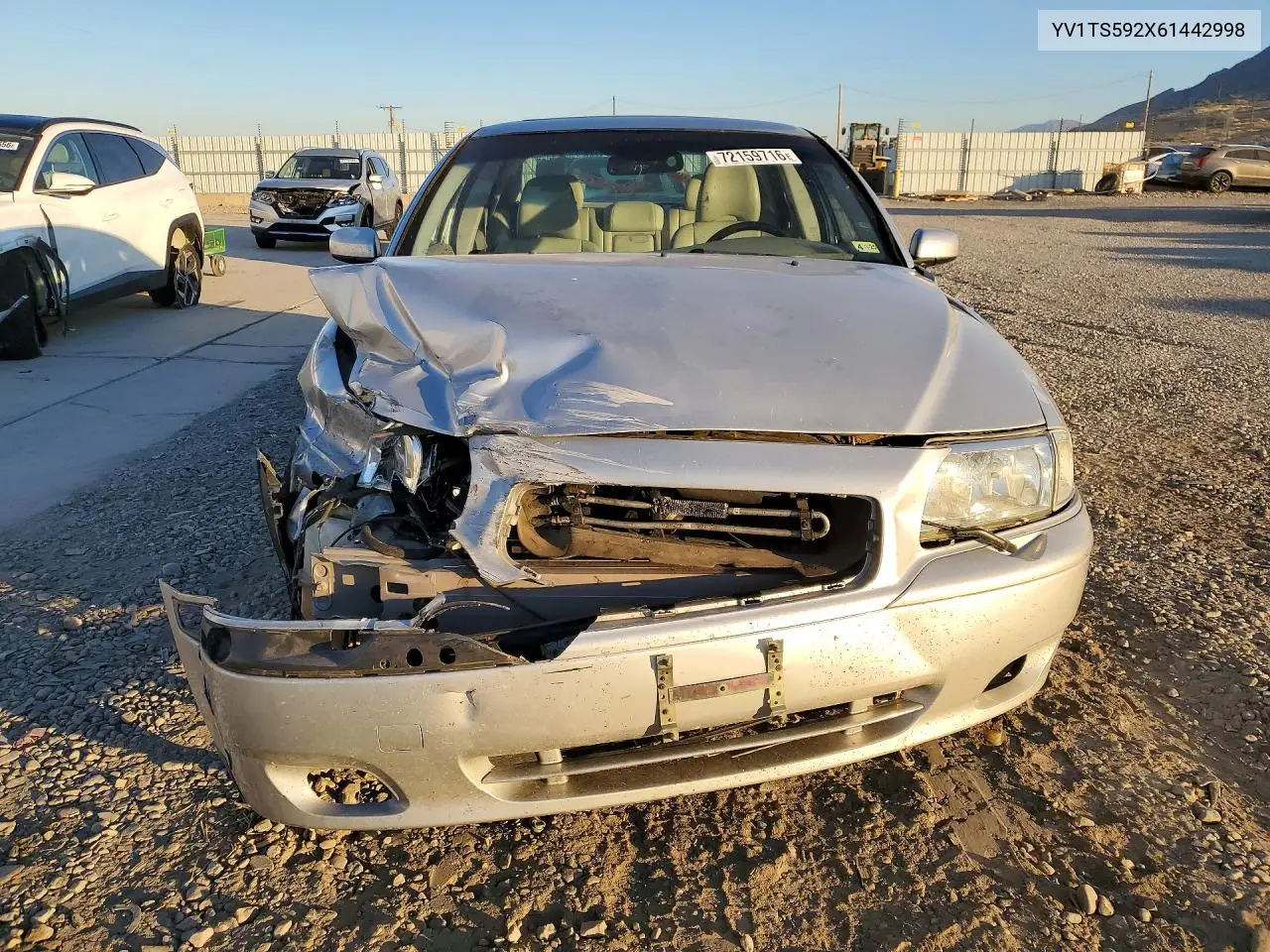 2006 VOLVO S80 VIN YV1TS592X61442998 — фото 5