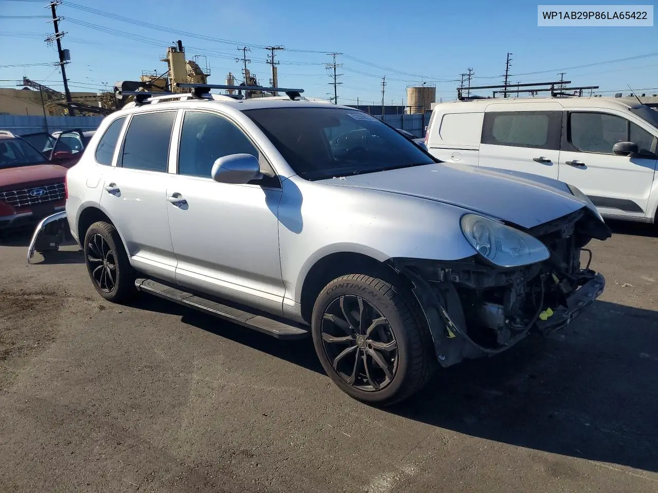2006 PORSCHE CAYENNE VIN WP1AB29P86LA65422 — фото 4
