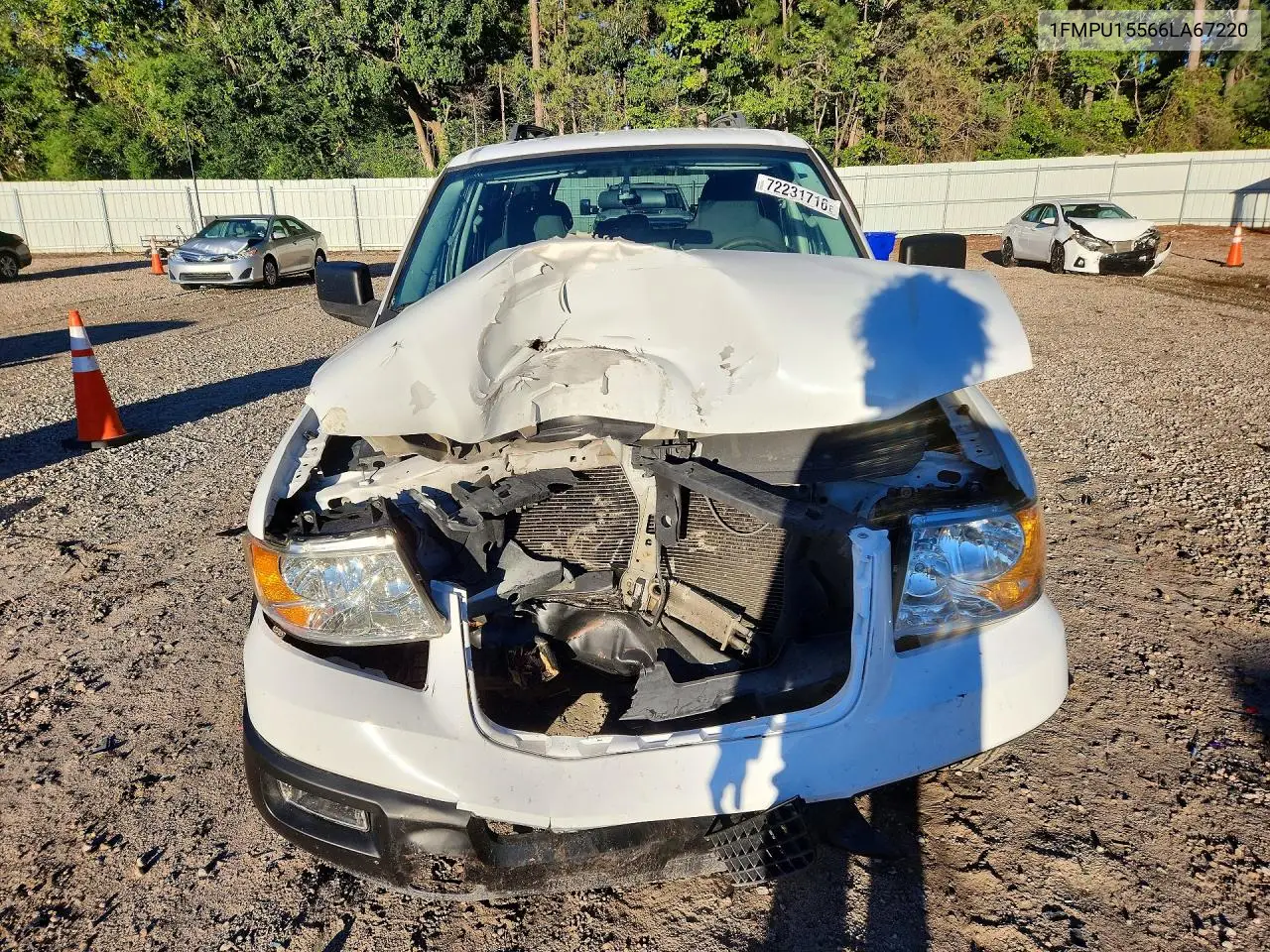 FORD EXPEDITION 2006, VIN 1FMPU15566LA67220