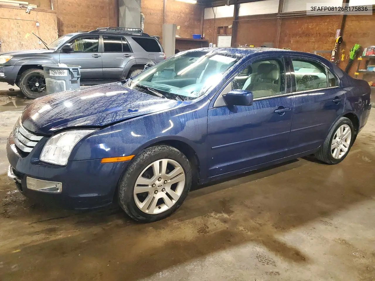 FORD FUSION 2006, VIN 3FAFP08126R175836