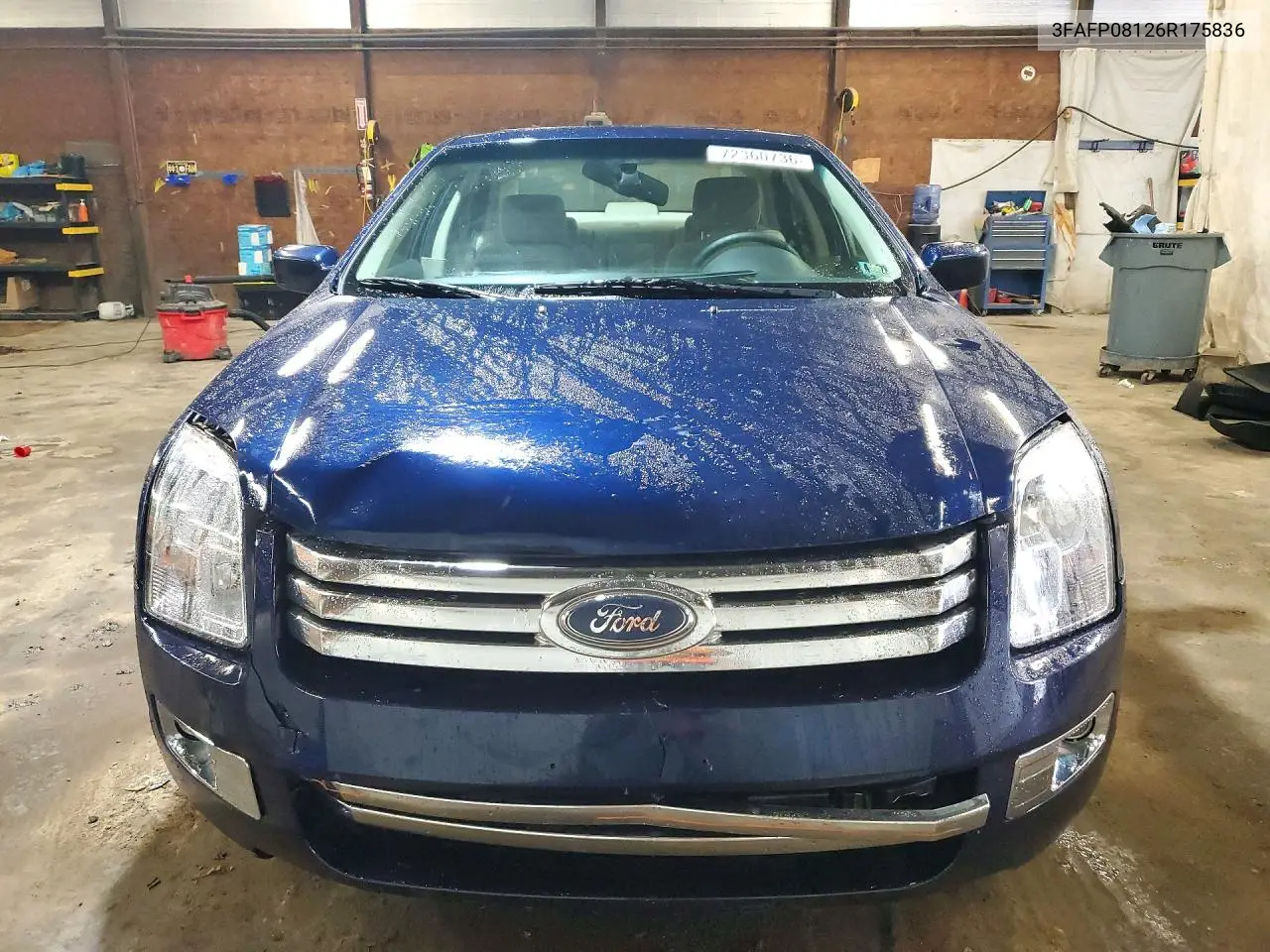 2006 FORD FUSION VIN 3FAFP08126R175836 — фото 5