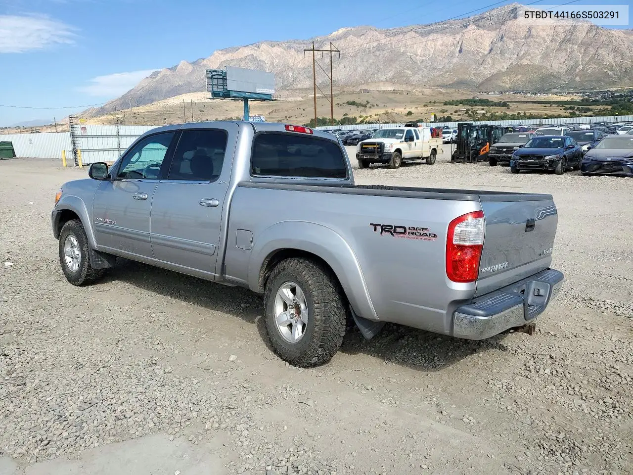 2006 TOYOTA TUNDRA VIN 5TBDT44166S503291 — фото 2