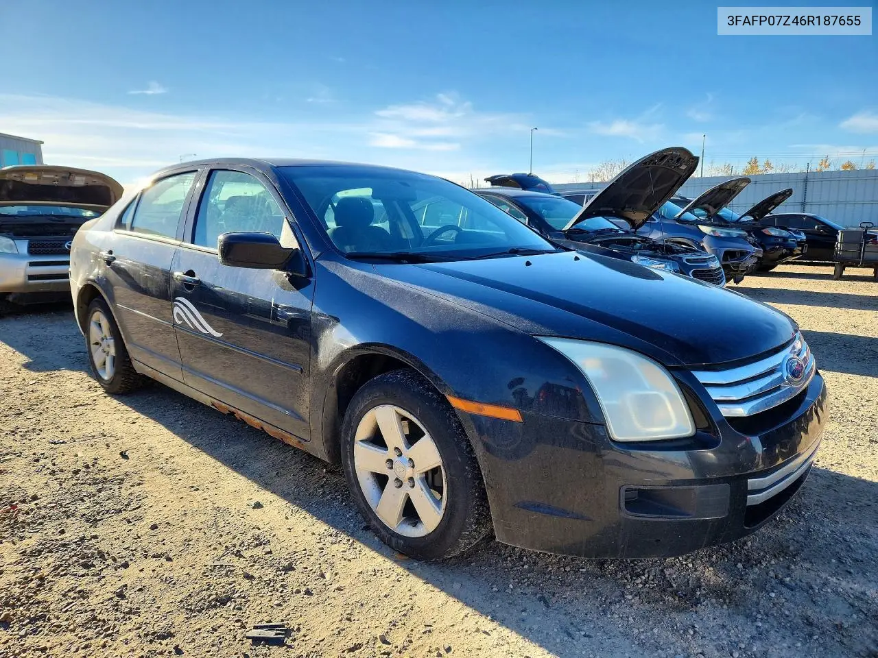 2006 FORD FUSION VIN 3FAFP07Z46R187655 — фото 4