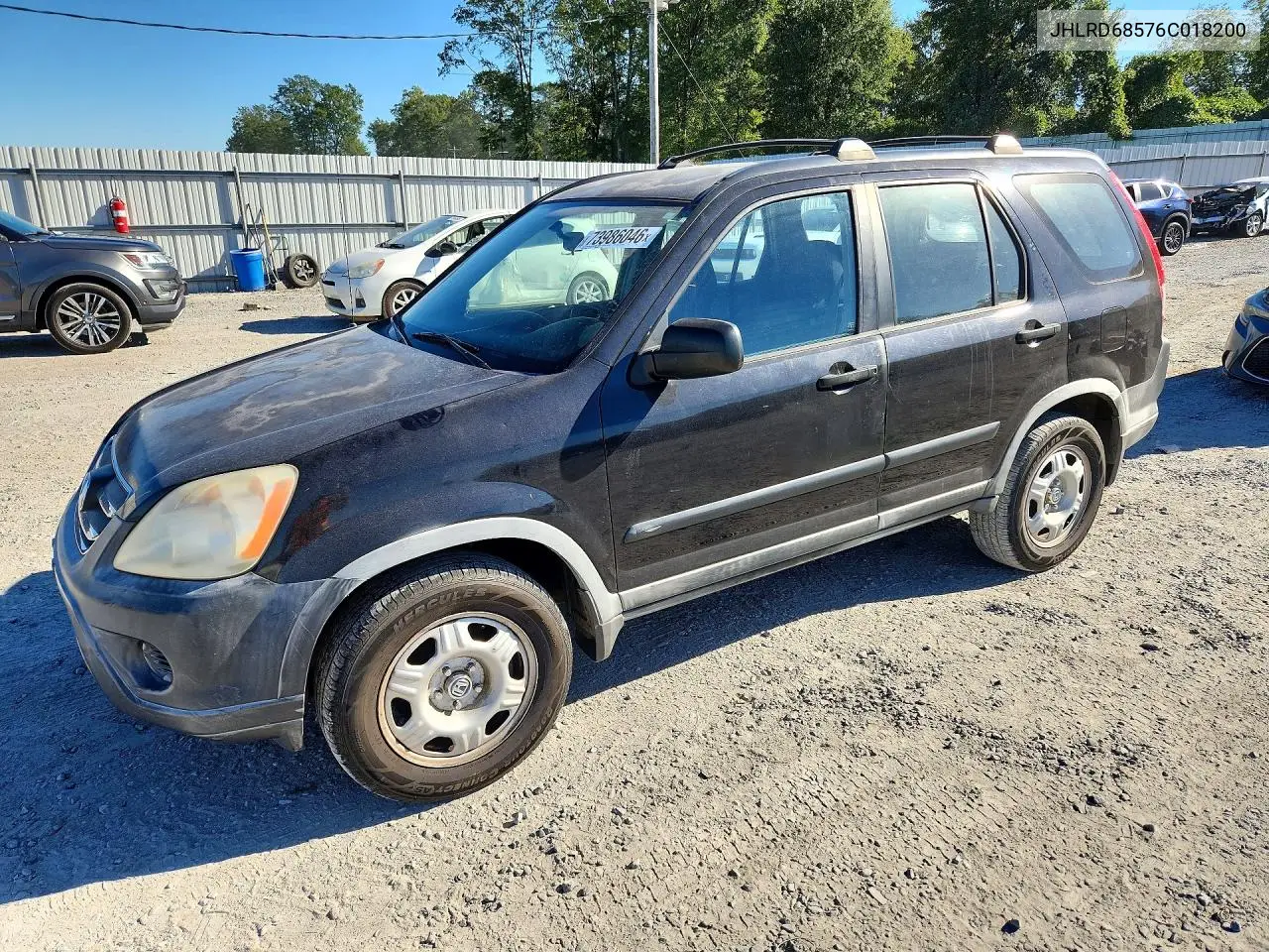HONDA CR-V 2006, VIN JHLRD68576C018200