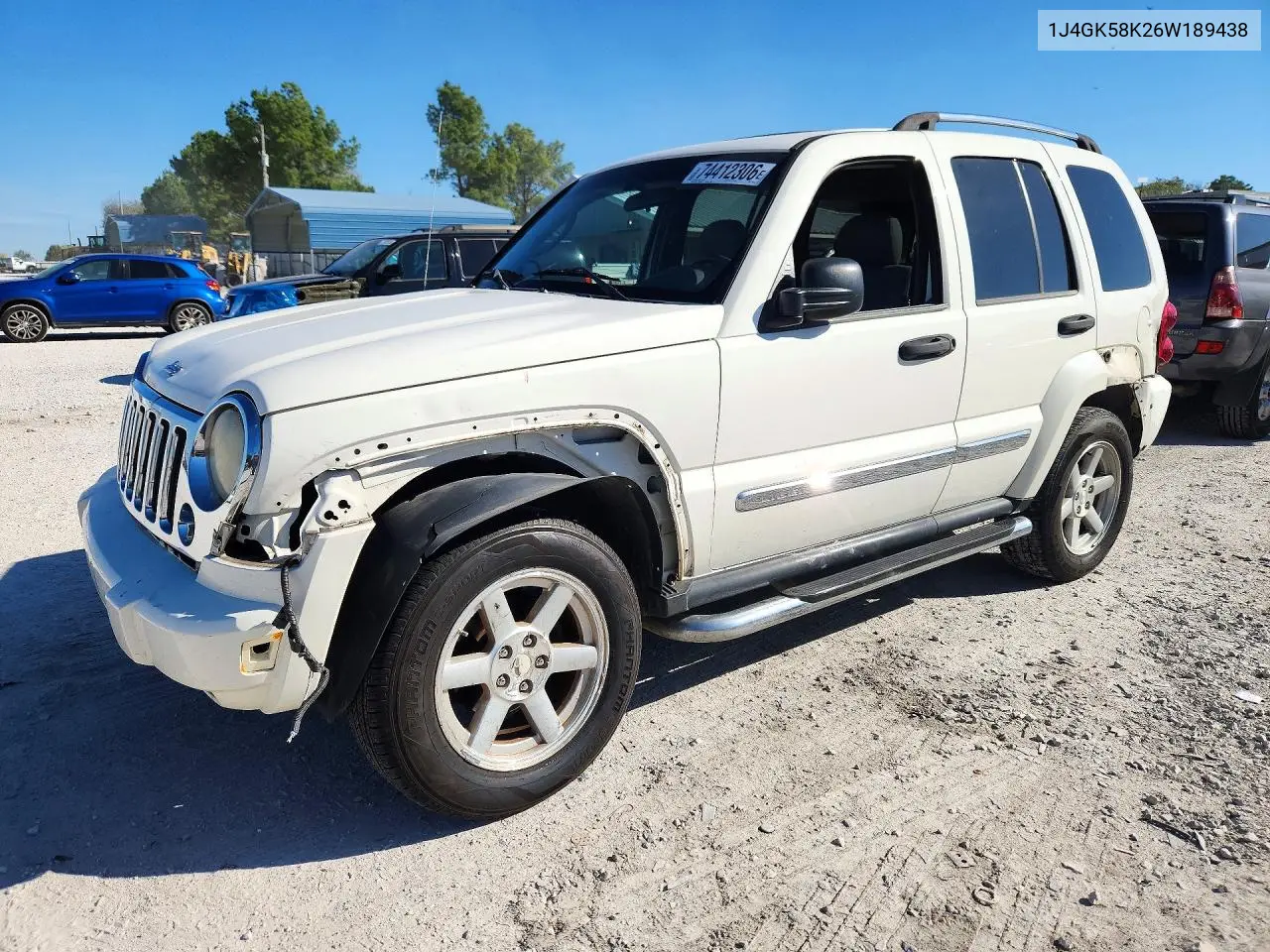 JEEP LIBERTY (NORTH AMERICA) 2006, VIN 1J4GK58K26W189438