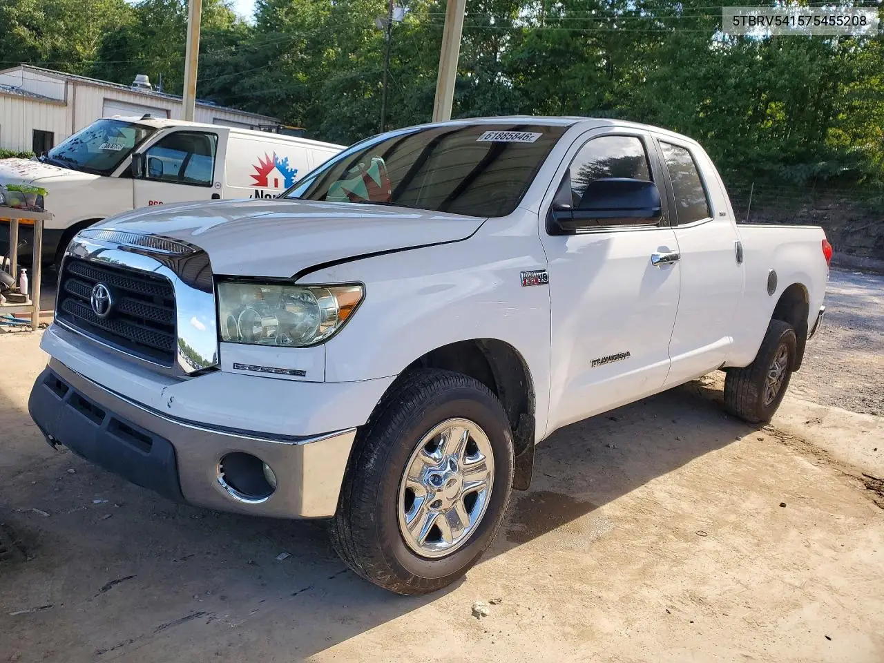 TOYOTA TUNDRA 2007, VIN 5TBRV54157S455208