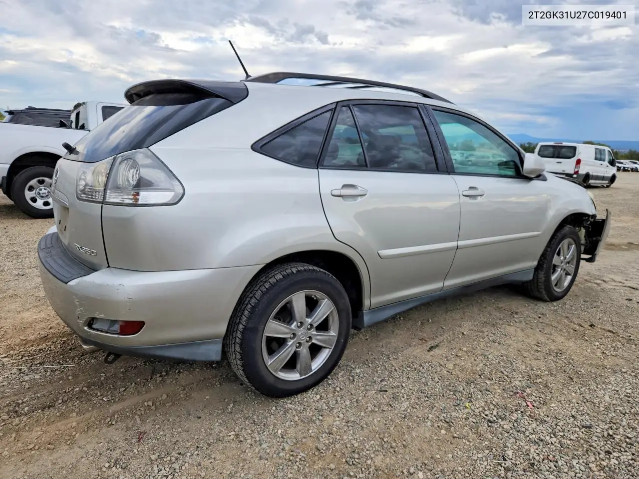 2007 LEXUS RX VIN 2T2GK31U27C019401 — фото 3