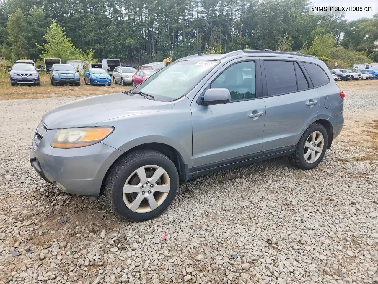 HYUNDAI SANTA FE 2007, VIN 5NMSH13EX7H008731