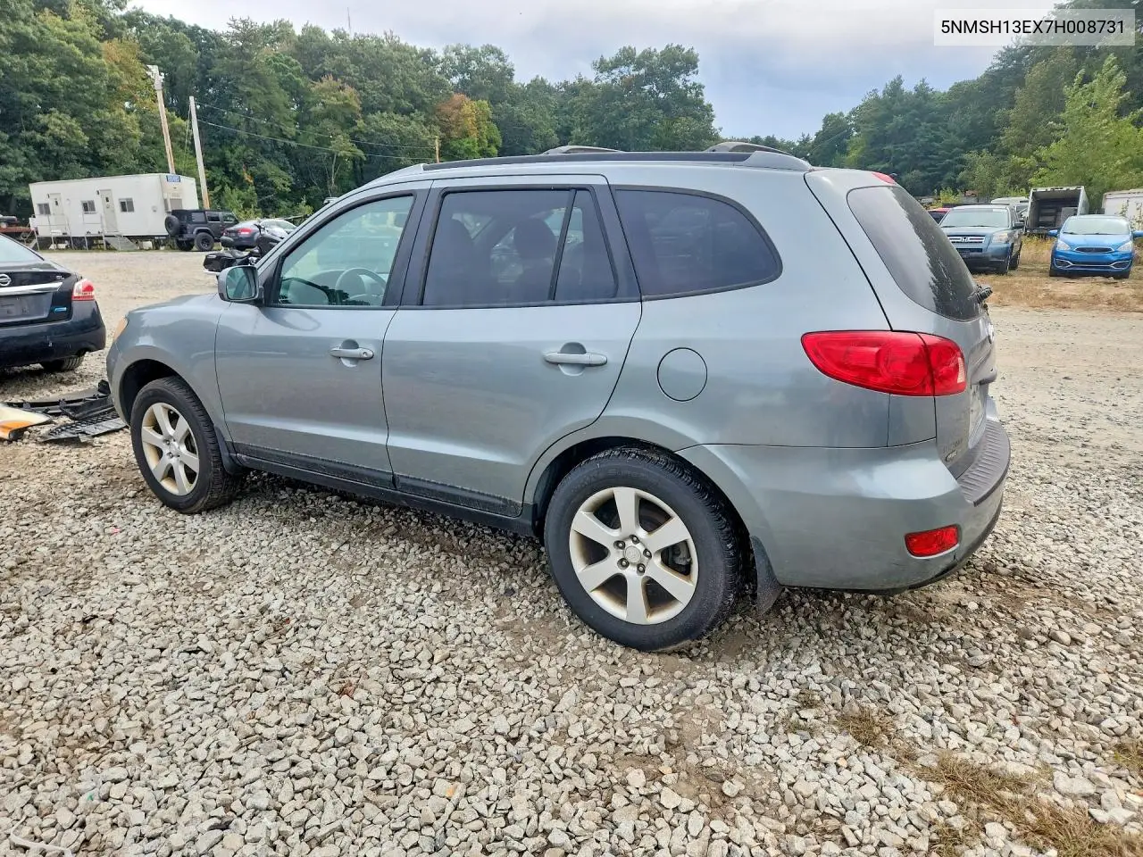 2007 HYUNDAI SANTA FE VIN 5NMSH13EX7H008731 — фото 2