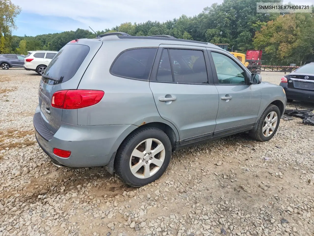 2007 HYUNDAI SANTA FE VIN 5NMSH13EX7H008731 — фото 3