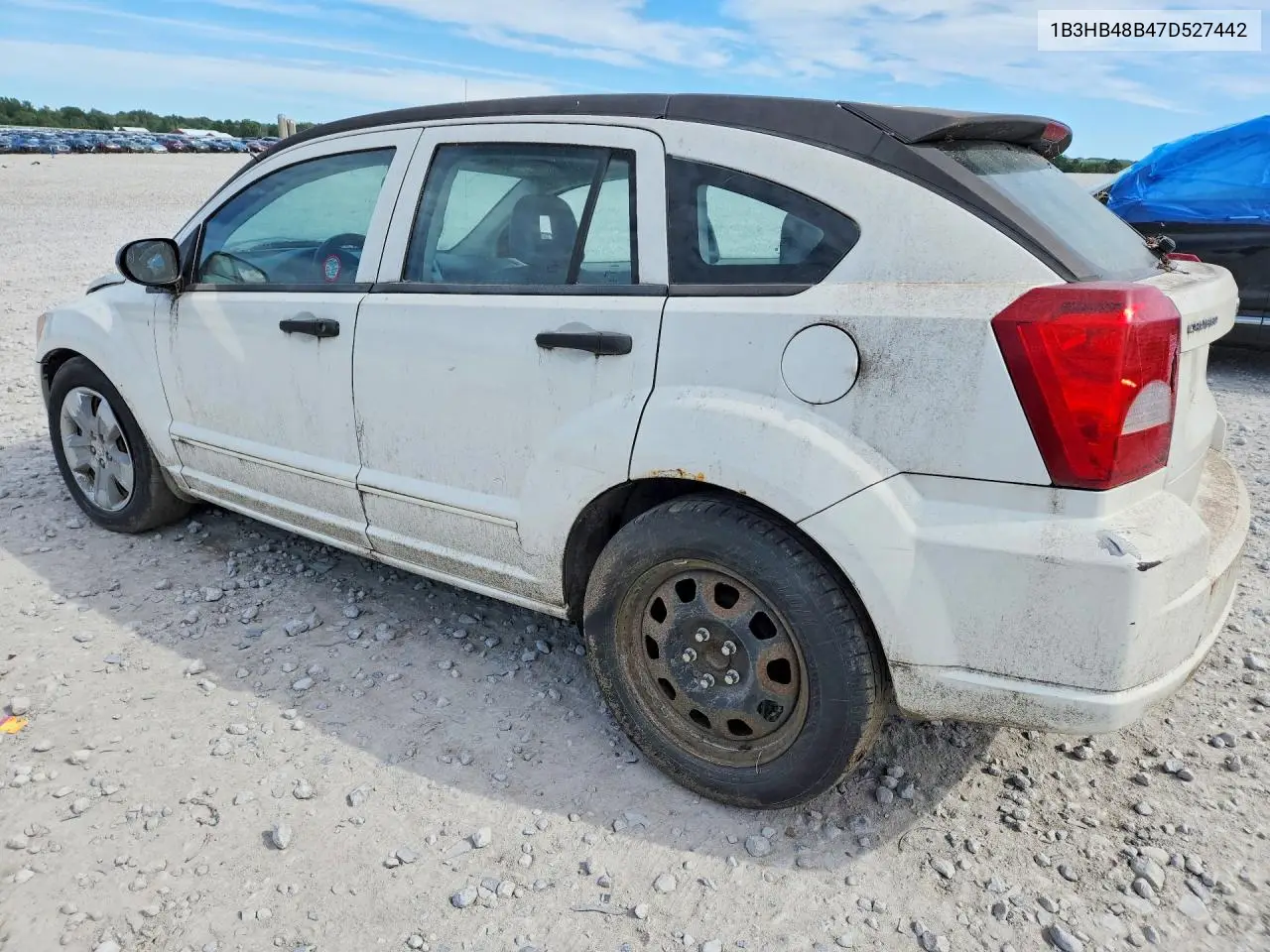2007 DODGE CALIBER VIN 1B3HB48B47D527442 — фото 2