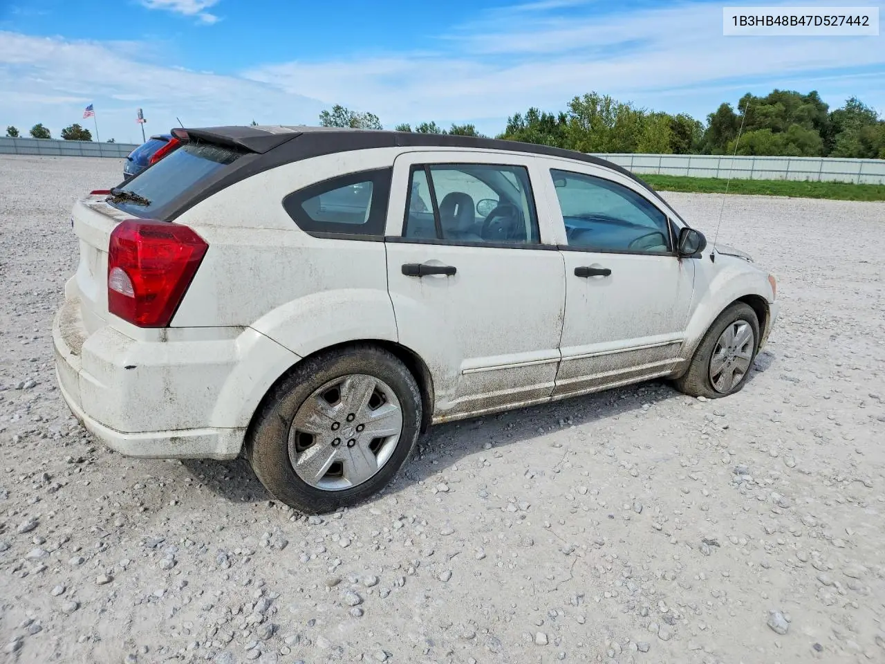 2007 DODGE CALIBER VIN 1B3HB48B47D527442 — фото 3