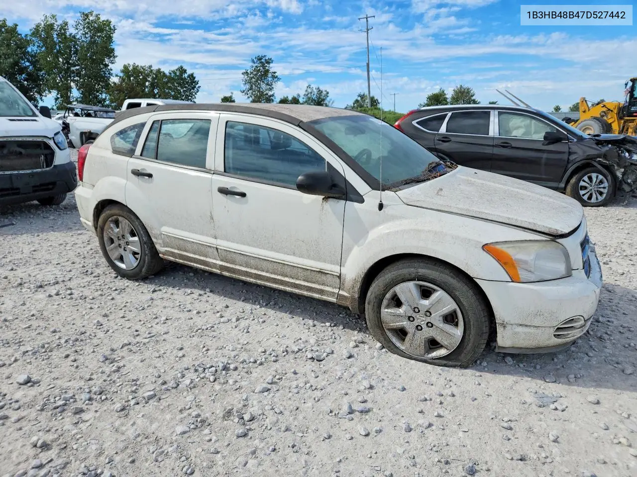 2007 DODGE CALIBER VIN 1B3HB48B47D527442 — фото 4