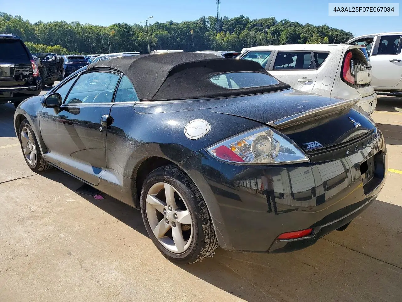 2007 MITSUBISHI ECLIPSE VIN 4A3AL25F07E067034 — фото 2