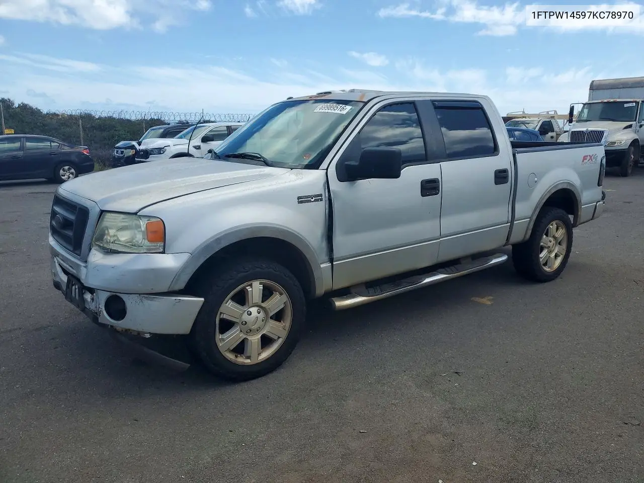 FORD F-150 2007, VIN 1FTPW14597KC78970