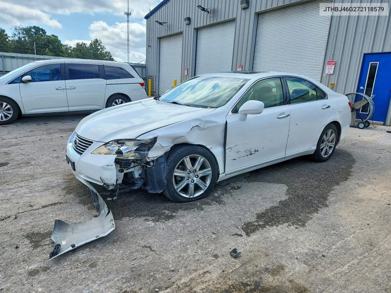 LEXUS ES 2007, VIN JTHBJ46G272118579
