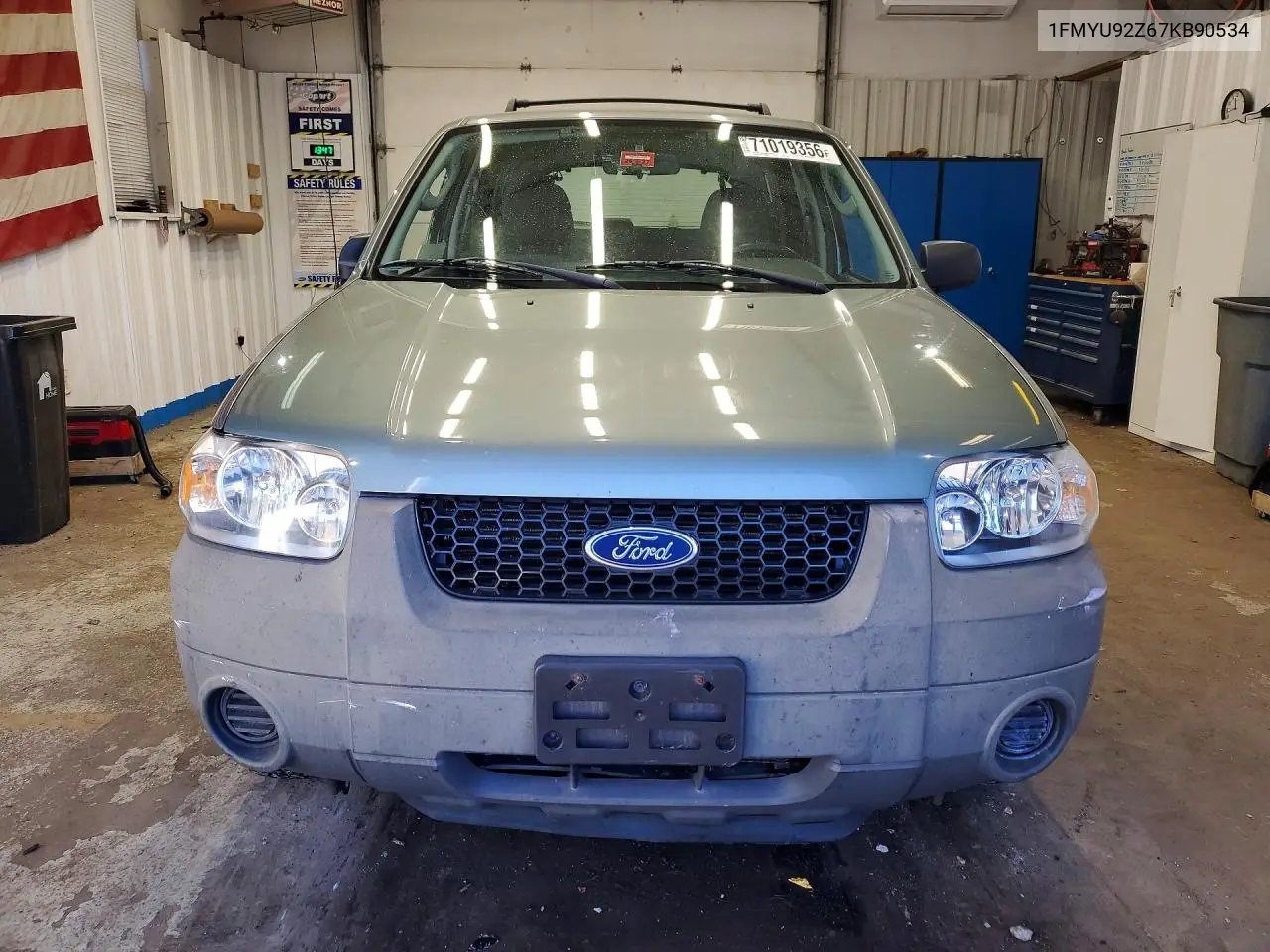 2007 FORD ESCAPE VIN 1FMYU92Z67KB90534 — фото 5