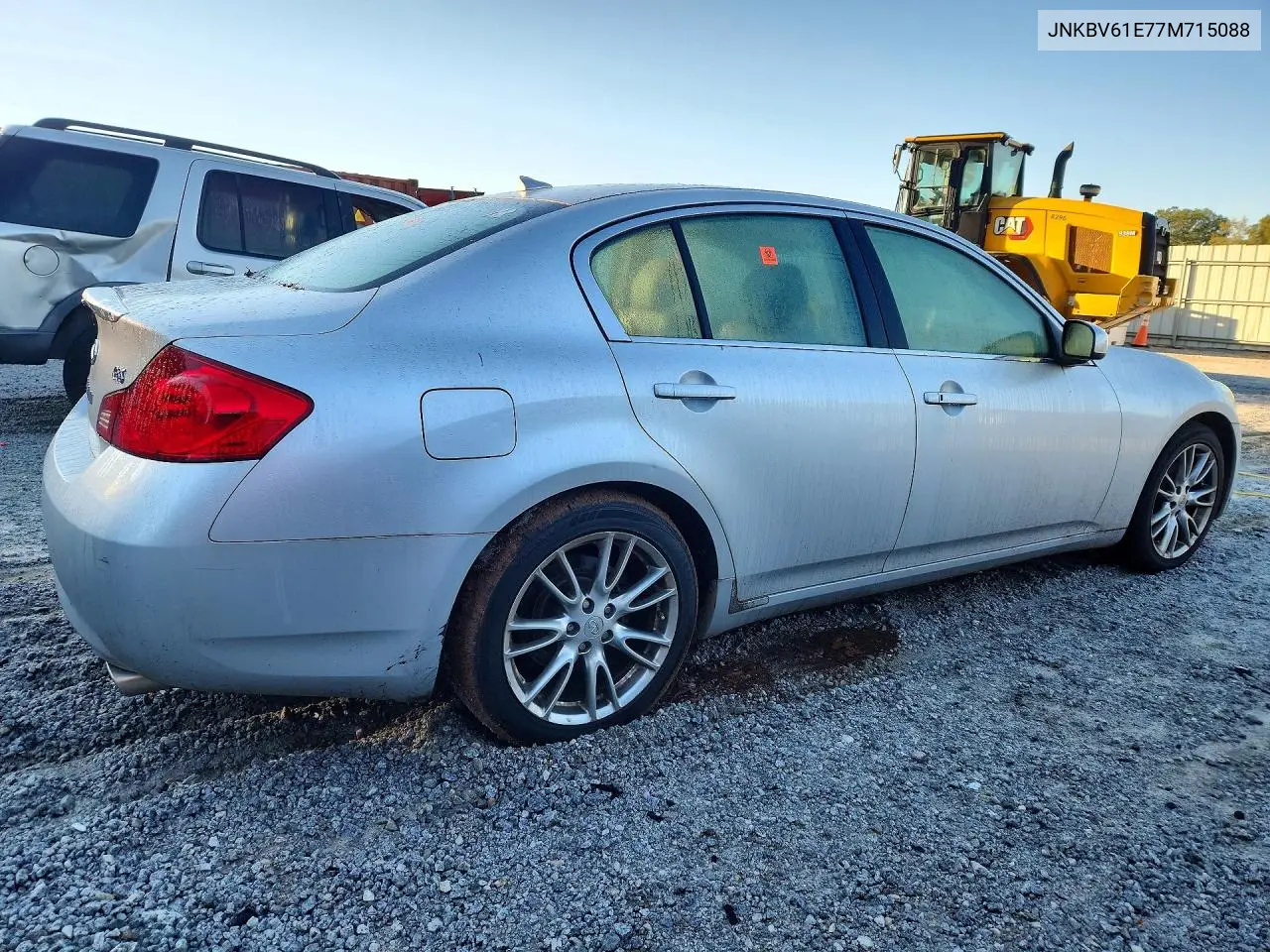 2007 INFINITI G VIN JNKBV61E77M715088 — фото 3
