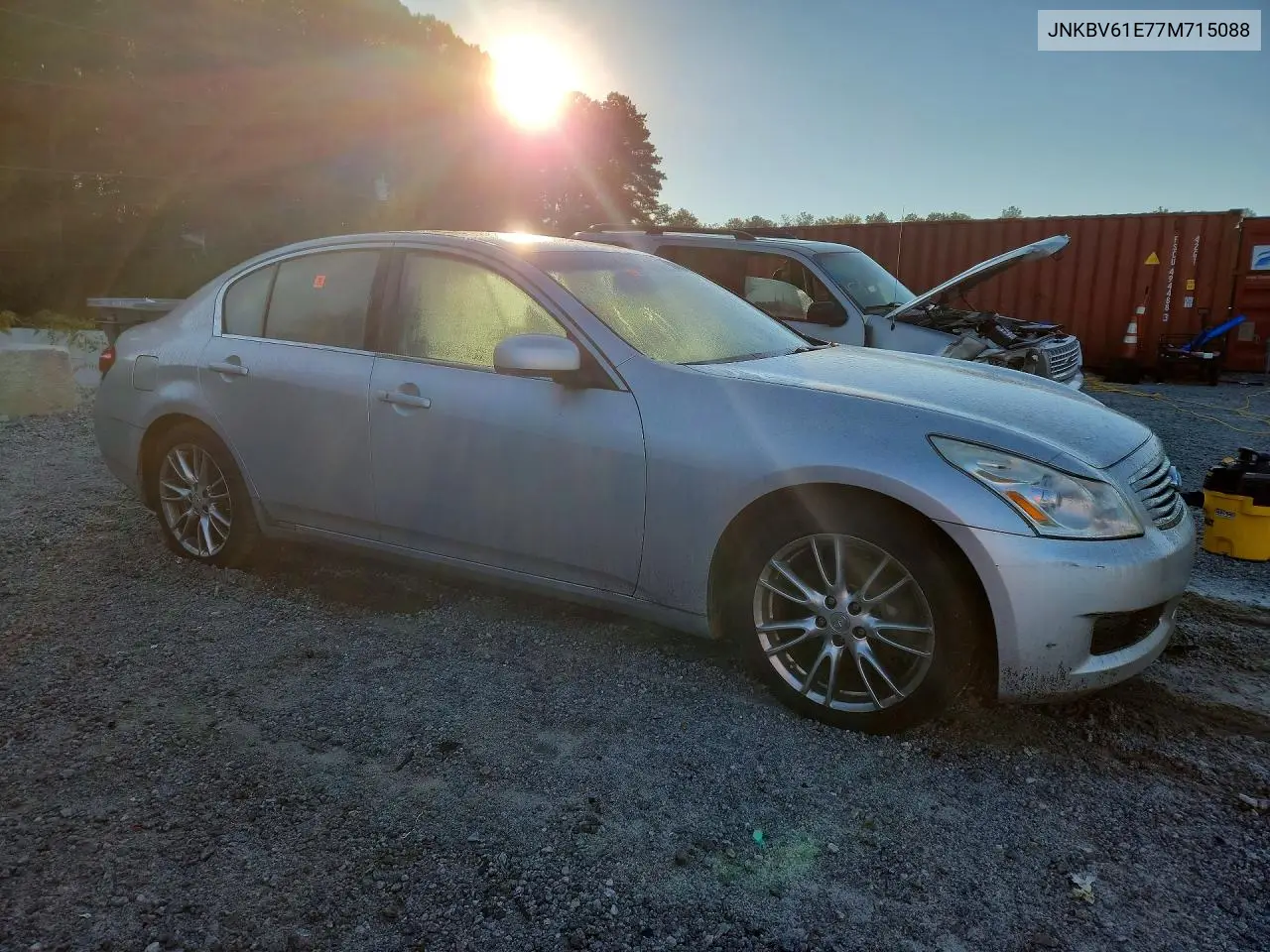 2007 INFINITI G VIN JNKBV61E77M715088 — фото 4