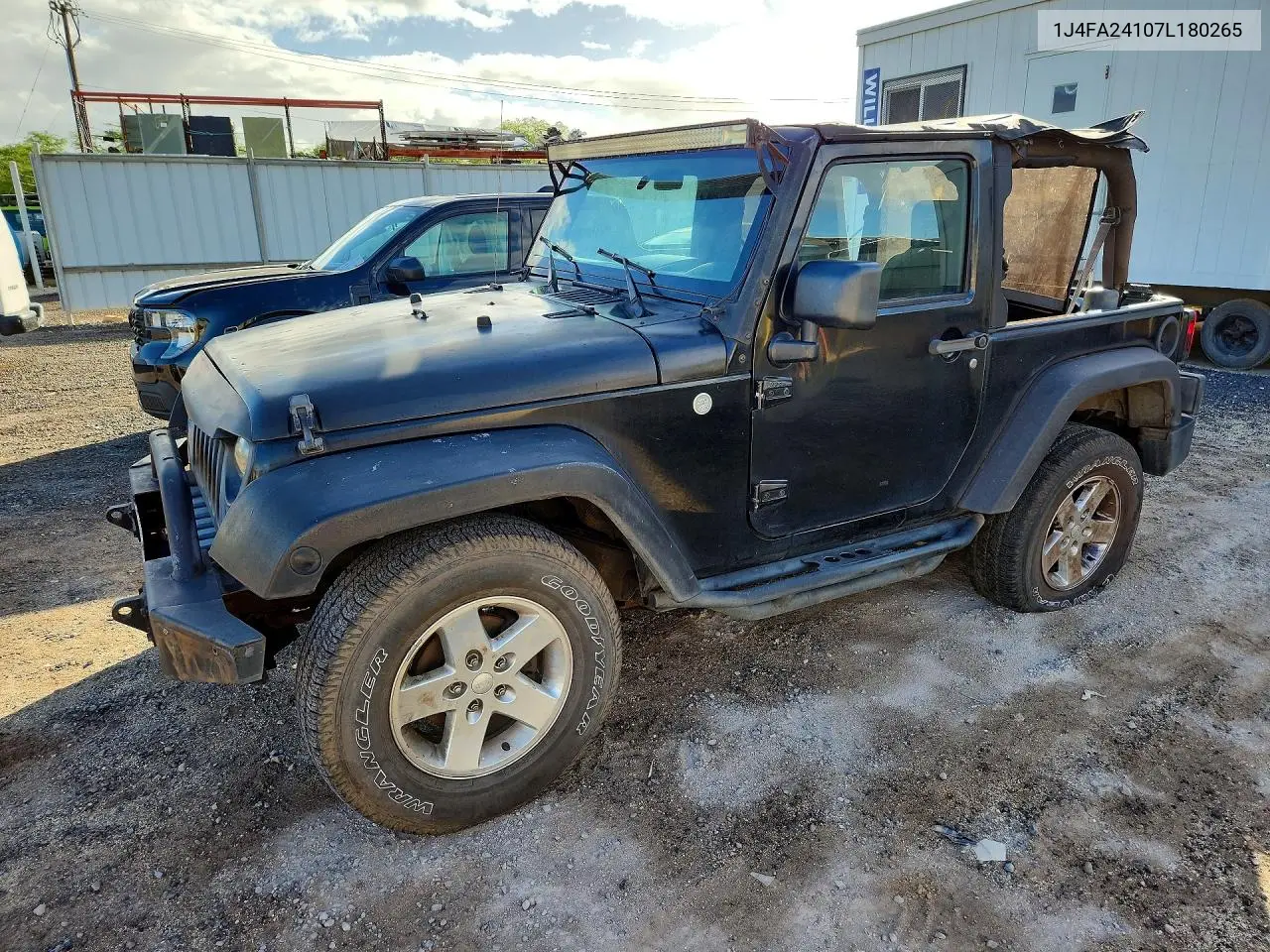 JEEP WRANGLER 2007, VIN 1J4FA24107L180265