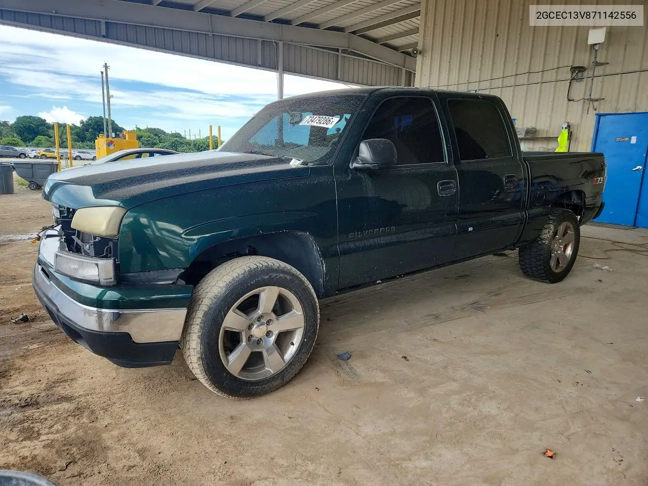 CHEVROLET SILVERADO 2007, VIN 2GCEC13V871142556