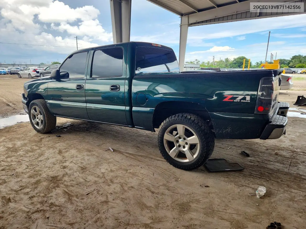 2007 CHEVROLET SILVERADO VIN 2GCEC13V871142556 — фото 2
