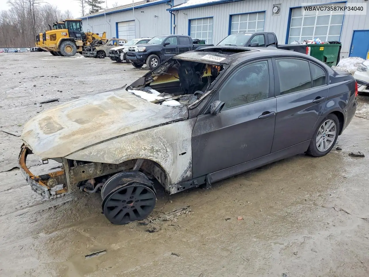BMW 3ER 2007, VIN WBAVC73587KP34040