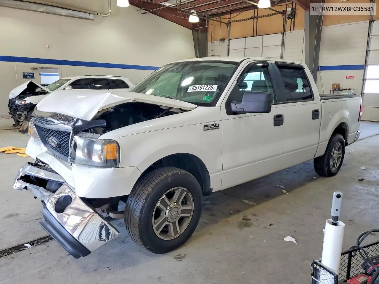 FORD F-150 2008, VIN 1FTRW12WX8FC36581