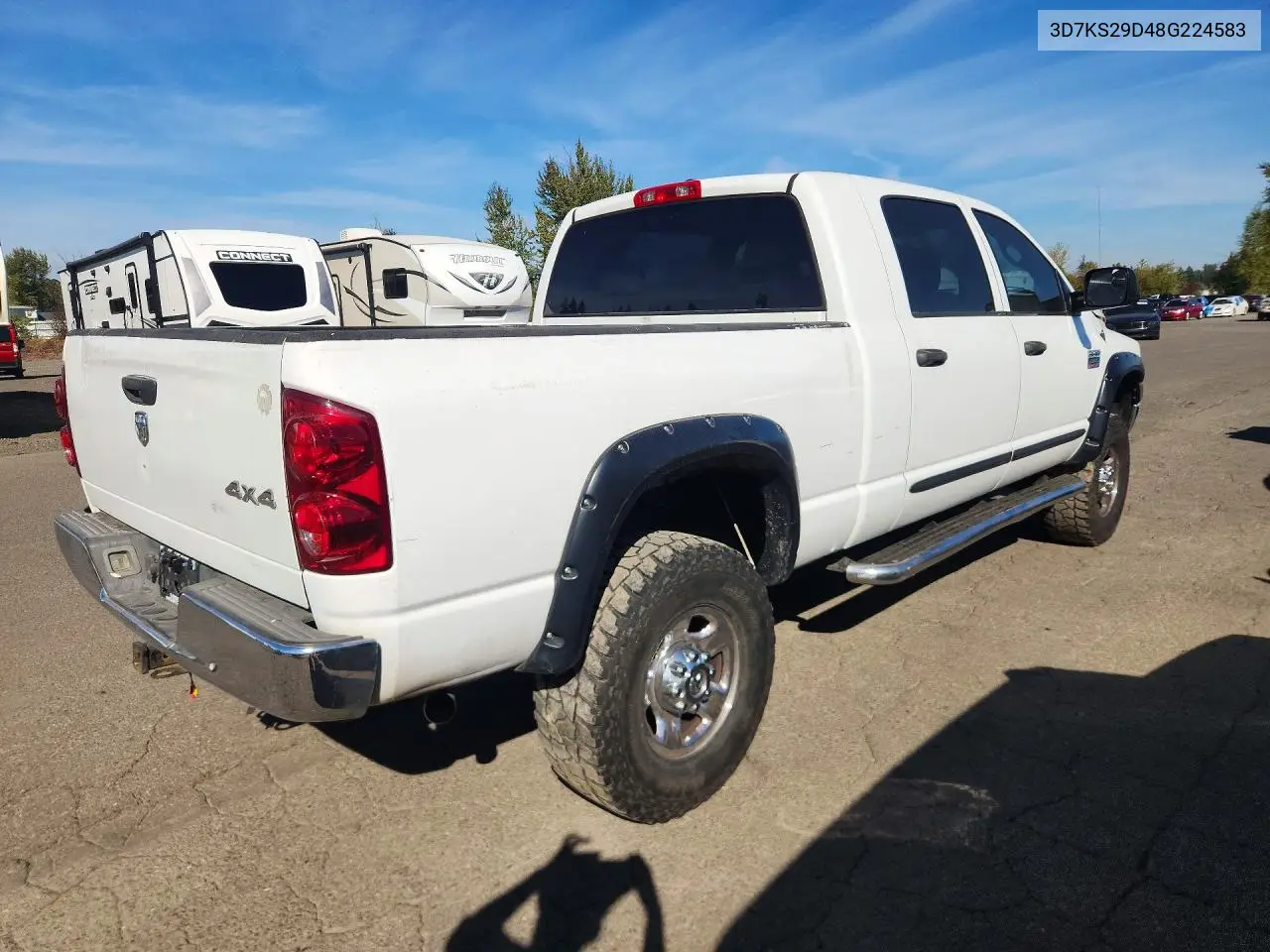 2008 DODGE RAM VIN 3D7KS29D48G224583 — фото 3