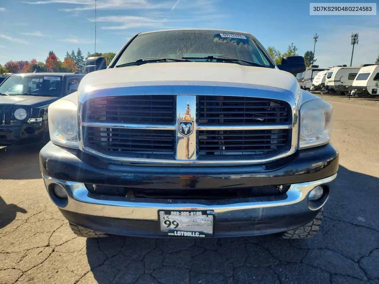 2008 DODGE RAM VIN 3D7KS29D48G224583 — фото 5